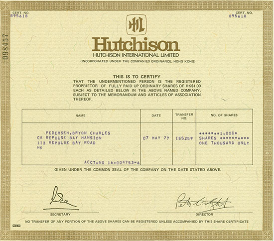 Hutchison International Limited