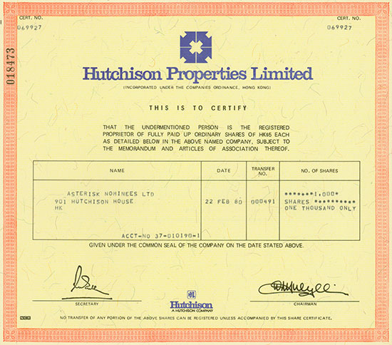 Hutchison Properties Limited