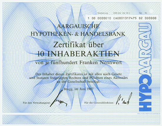 Aargauische Hypotheken- & Handelsbank