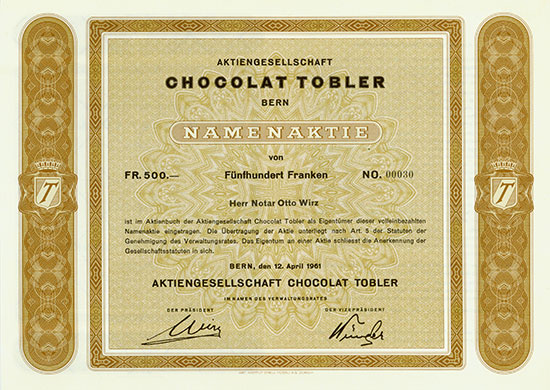 Aktiengesellschaft Chocolat Tobler