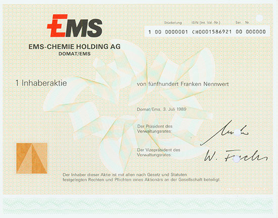 EMS-Chemie Holding AG