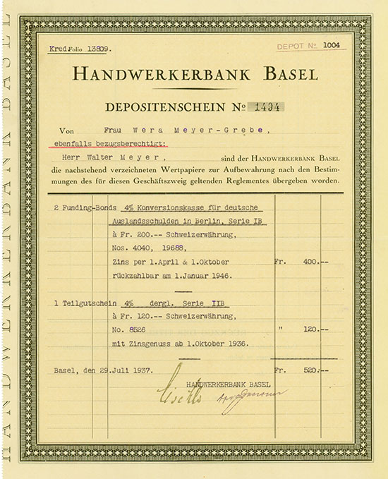 Handwerkerbank Basel