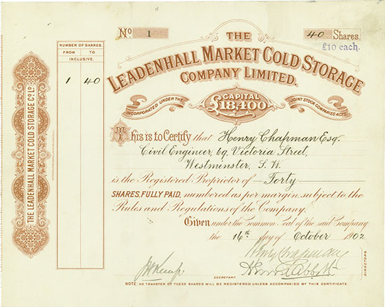 Leadenhall Market Gold Storage Company Limited