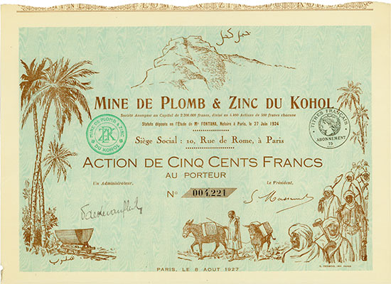 Mine de Plomb & Zinc Du Kohol