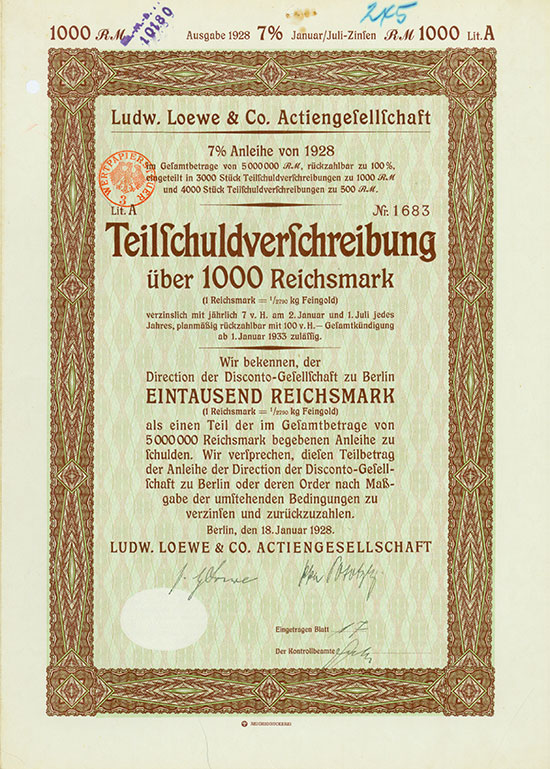 Ludw. Loewe & Co. AG