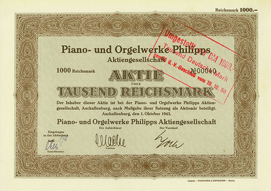 Piano- und Orgelwerke Philipps AG