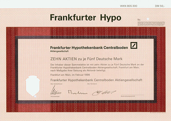 Frankfurter Hypothekenbank Centralboden AG
