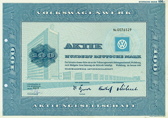 Volkswagenwerk AG [7 Stück]
