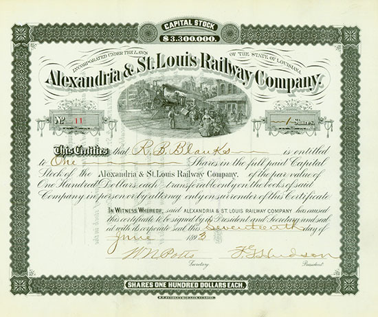 Alexandria & St. Louis Railway Company