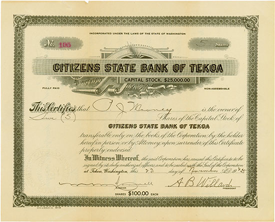 Citizens State Bank of Tekoa
