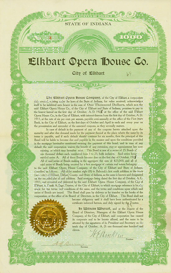 Elkhart Opera House Co.