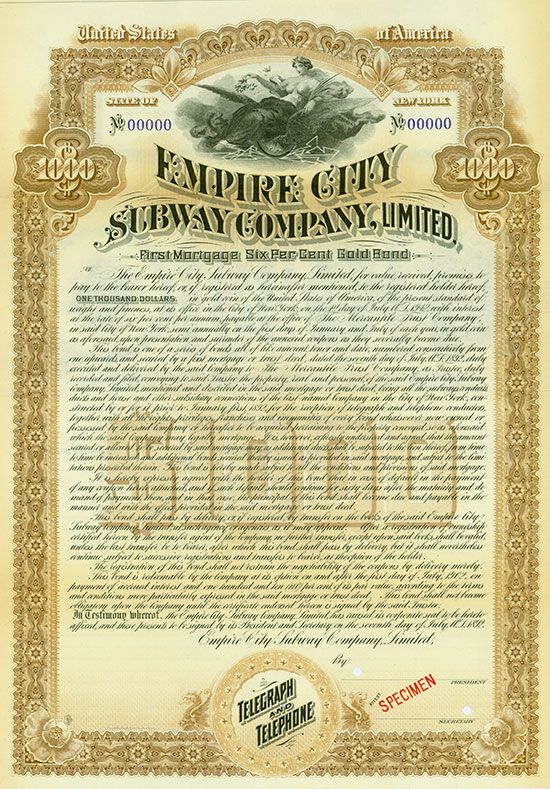 Empire City Subway Company, Limited