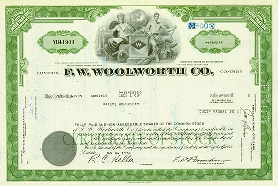 F. W. Woolworth Co.