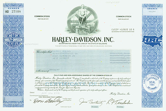 Harley-Davidson Inc.
