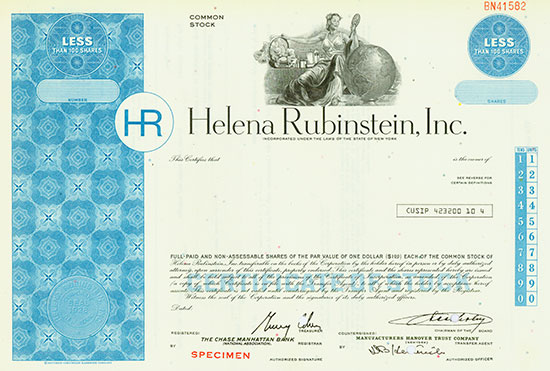 Helena Rubinstein, Inc.