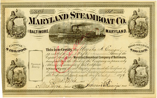 Maryland Steamboat Co. of Baltimore