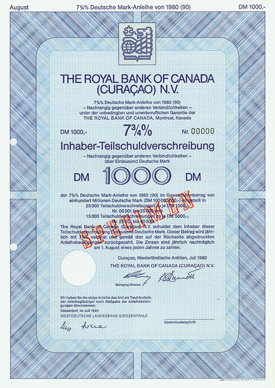 Royal Bank of Canada (Curaçao) N.V.