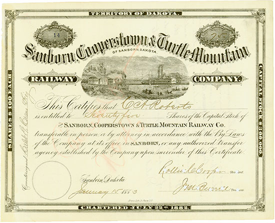Sanborn, Cooperstown & Turtle Mountain Railway Company