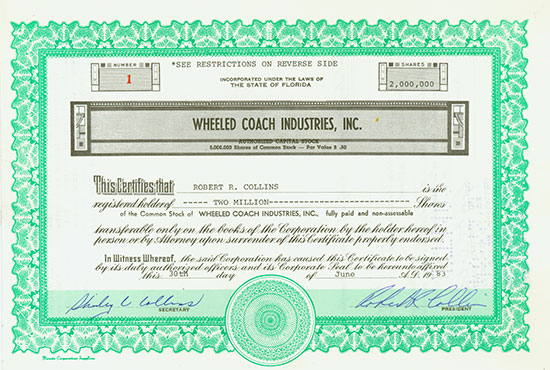 Wheeled Coach Industries, Inc.