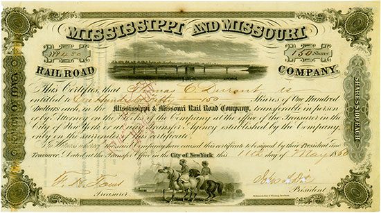 Mississippi and Missouri Rail Road Company