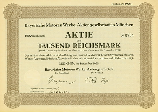 Bayerische Motoren Werke AG [13 Stück]