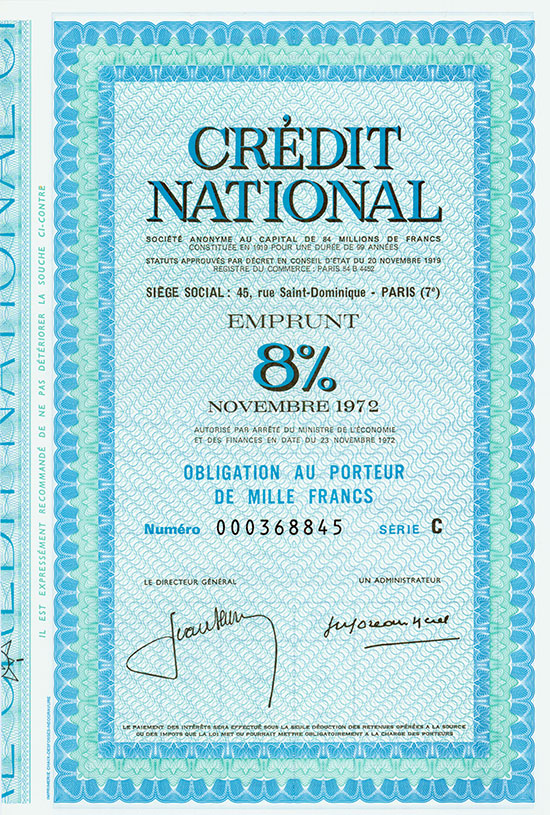 Crédit National [24 Stück]