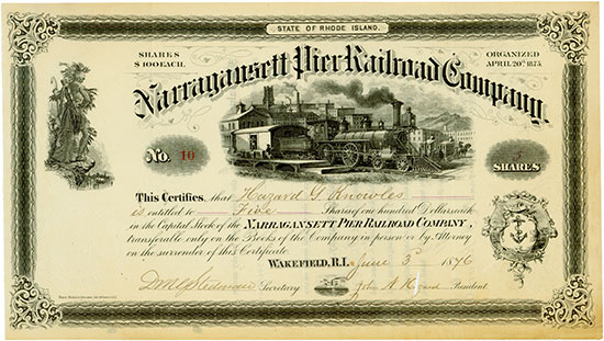 US-Railroad-Aktien [8 Stück]