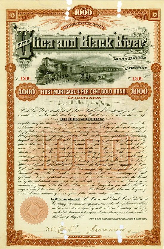 US-Railroad-Bonds [8 Stück]
