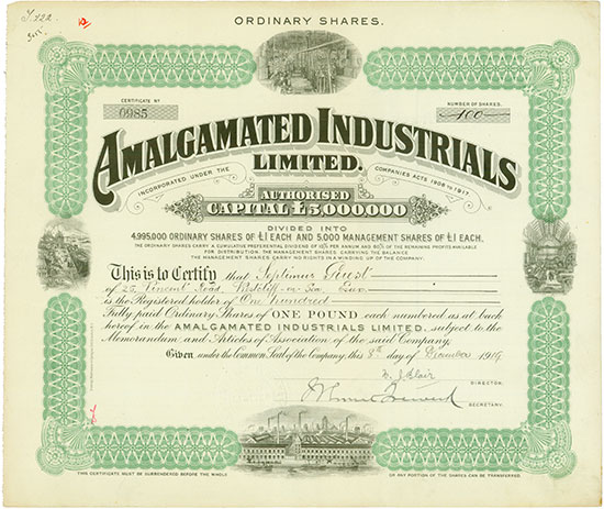 Amalgamated Industrials Limited