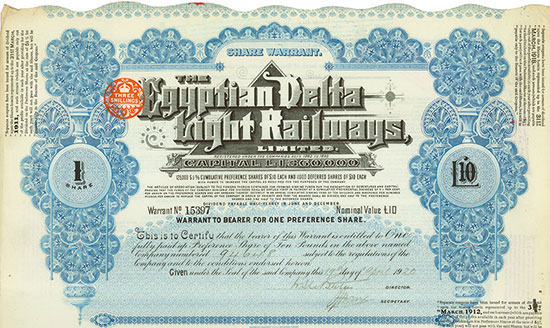 Egyptian Delta Light Railways Limited