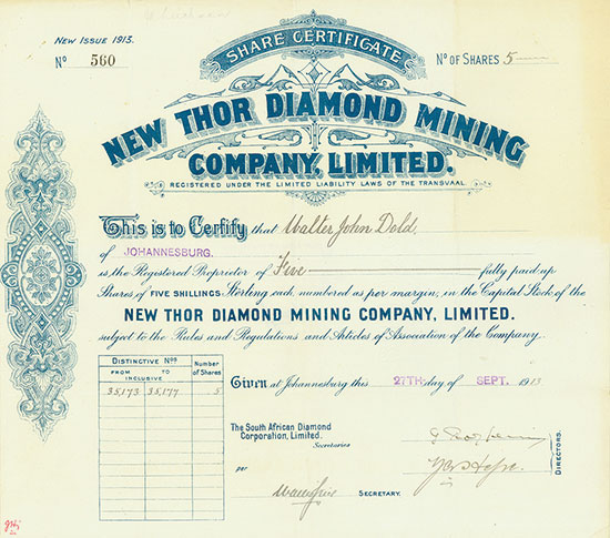 New Thor Diamond Mining Company, Limited