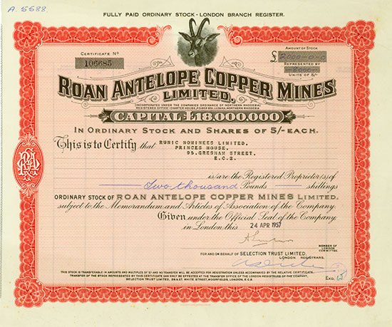 Roan Antelope Copper Mines Limited