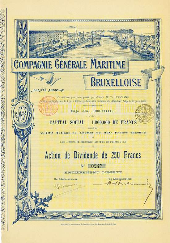 Compagnie Générale Maritime Bruxelloise Société Anonyme