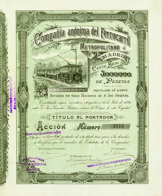 Compañia anonima del Ferrocarril Metropolitano de Madrid
