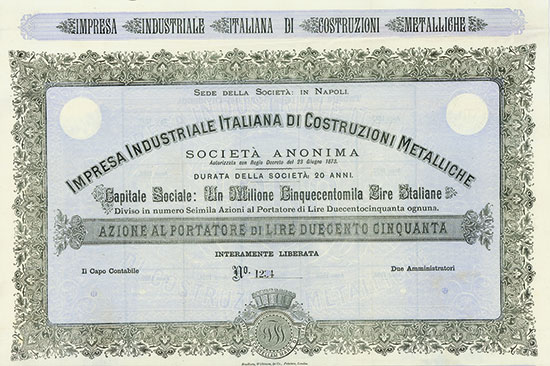Impresa Industriale Italiana di Costruzioni Metalliche Societá Anonima