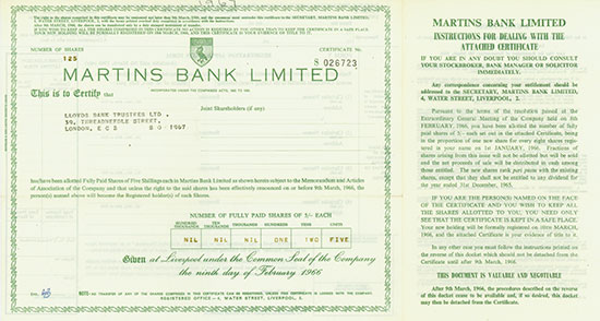 Martins Bank Limited