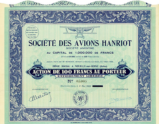 Société des Avions Hanriot Société Anonyme