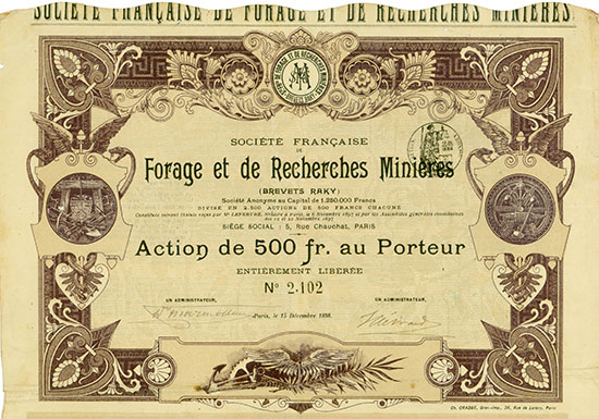 Société Francaise de Forage et de Recherches Minieres (Brevets Raky)