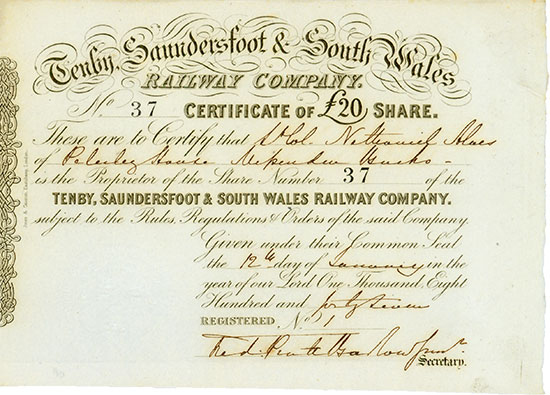 Tenby, Saundersfoot & South Wales Railway Company