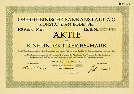 Oberrheinische Bankanstalt AG