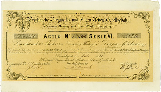 Preußische Bergwerks- und Hütten-Actien-Gesellschaft