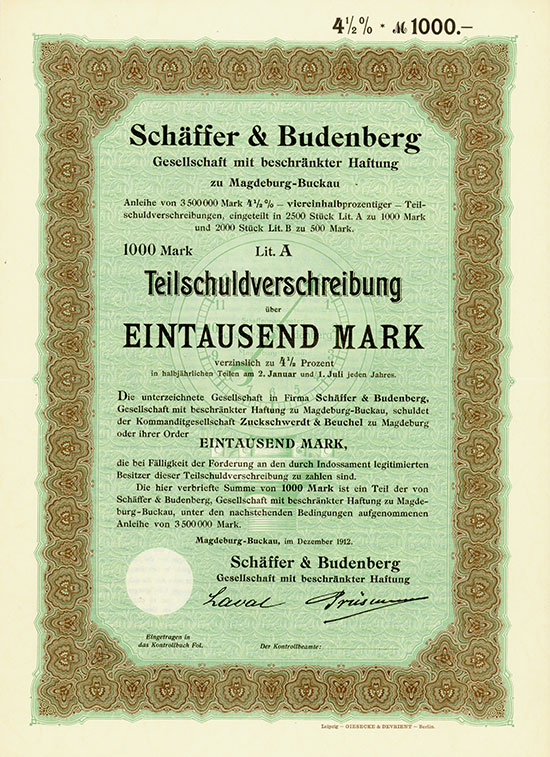 Schäffer & Budenberg GmbH
