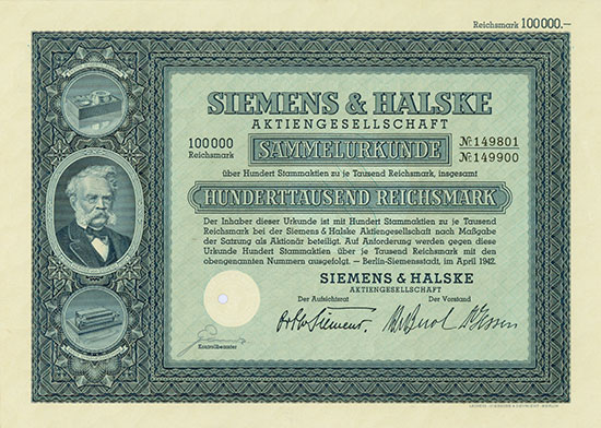 Siemens & Halske AG [4 Stück]