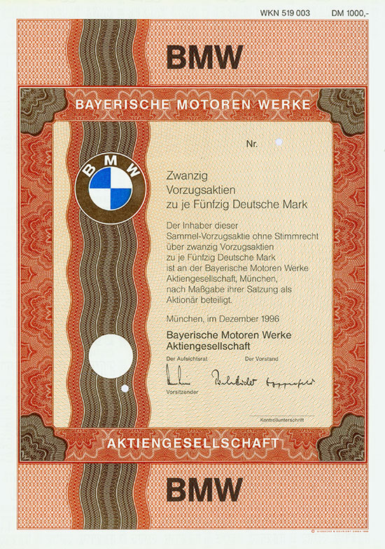 Bayerische Motoren Werke AG