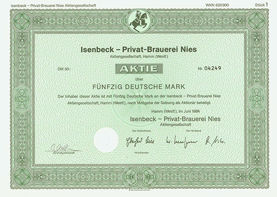 Isenbeck - Privat-Brauerei Nies AG