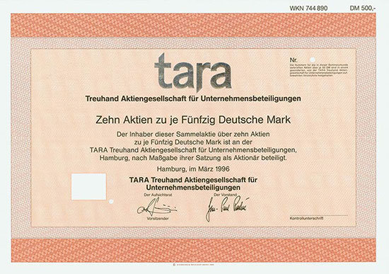 tara Treuhand Aktiengesellschaft für Unternehmensbeteiligungen