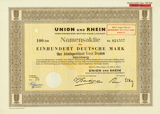 Union und Rhein Versicherungs-AG