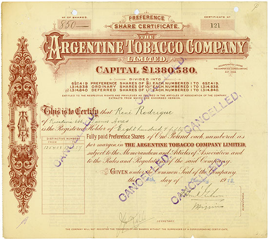 Argentine Tobacco Company Limited