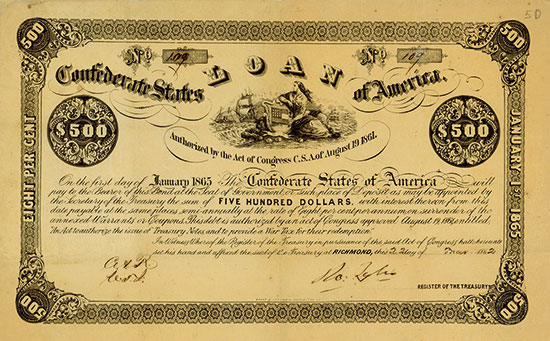 Confederate States of America (Ball 34, Criswell 50)