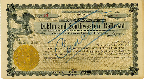 Dublin and Southwestern Railroad 